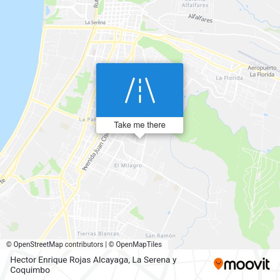 Hector Enrique Rojas Alcayaga map