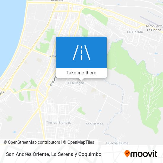 Mapa de San Andrés Oriente