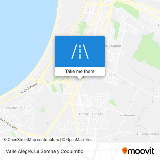 Valle Alegre map