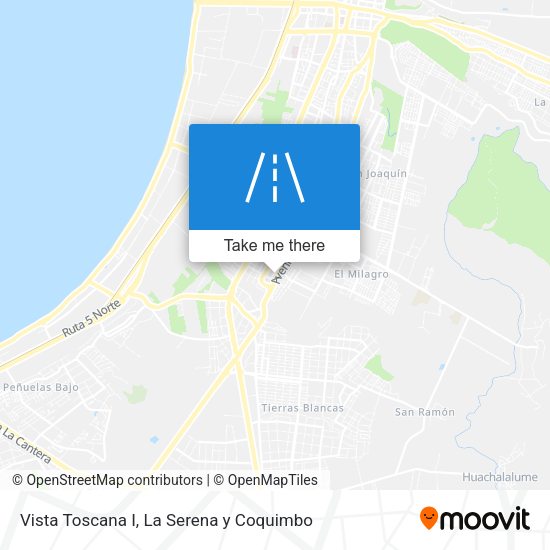 Mapa de Vista Toscana I