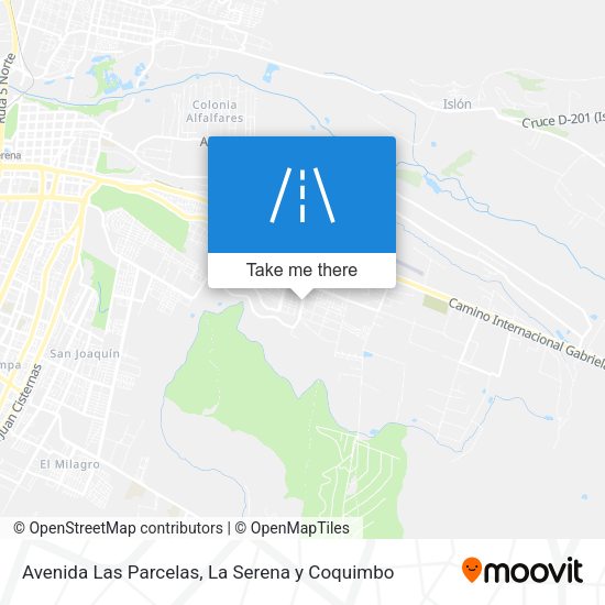 Mapa de Avenida Las Parcelas