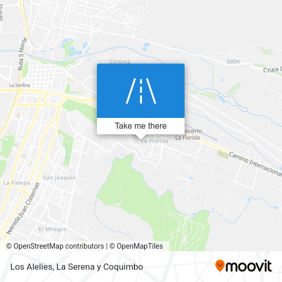 Los Alelíes map