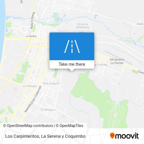 Los Carpinteritos map