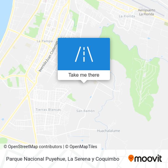 Parque Nacional Puyehue map