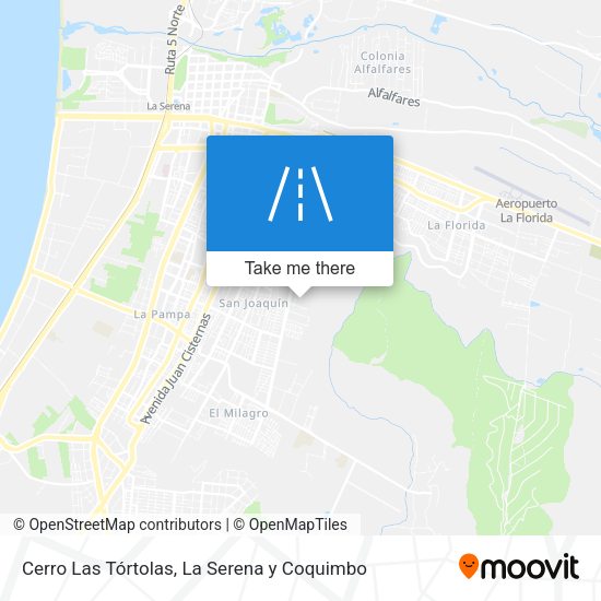 Cerro Las Tórtolas map