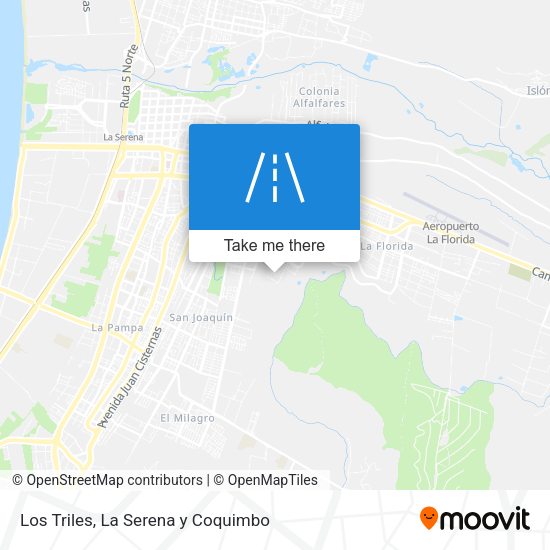Los Triles map