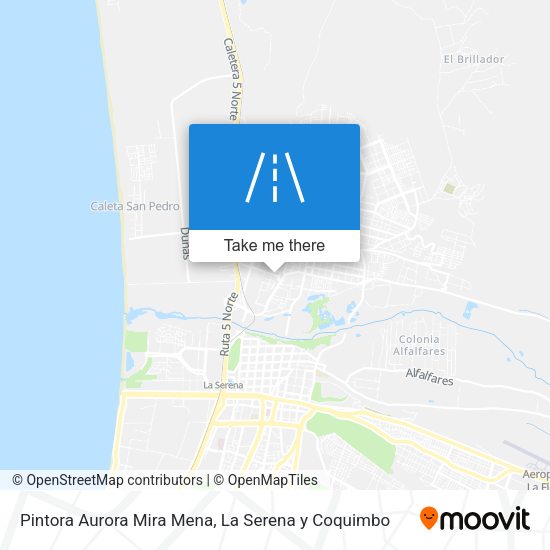 Pintora Aurora Mira Mena map