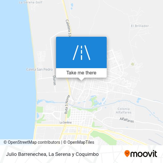 Mapa de Julio Barrenechea