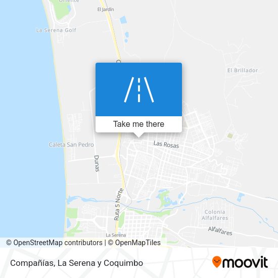 Compañías map