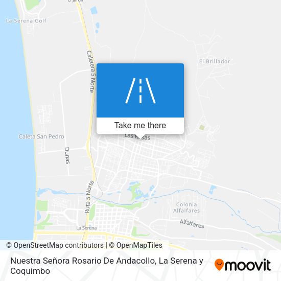 Nuestra Señora Rosario De Andacollo map