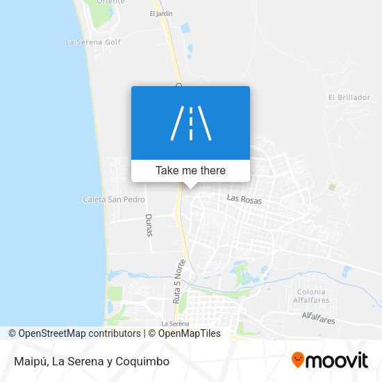 Maipú map