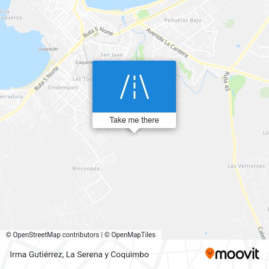 Irma Gutiérrez map