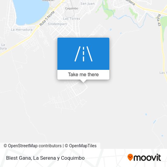Blest Gana map