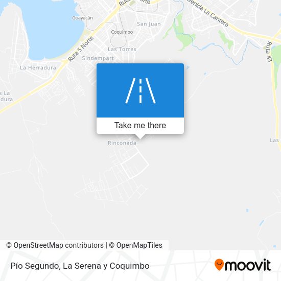 Mapa de Pío Segundo