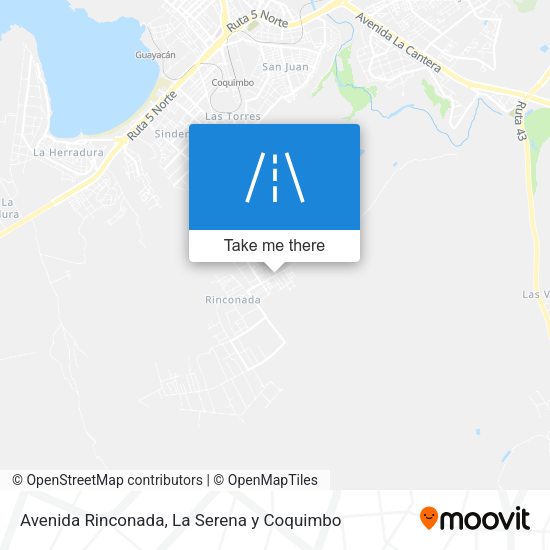 Avenida Rinconada map