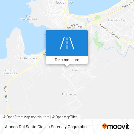 Alonso Dal Santo Cid map