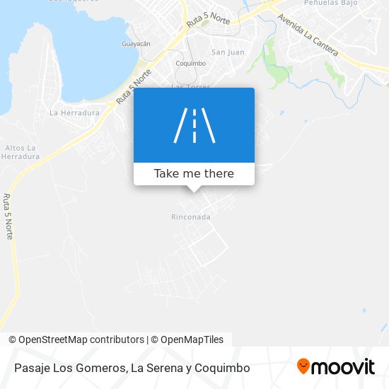 Mapa de Pasaje Los Gomeros