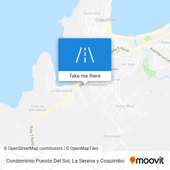 Condominio Puesta Del Sol map