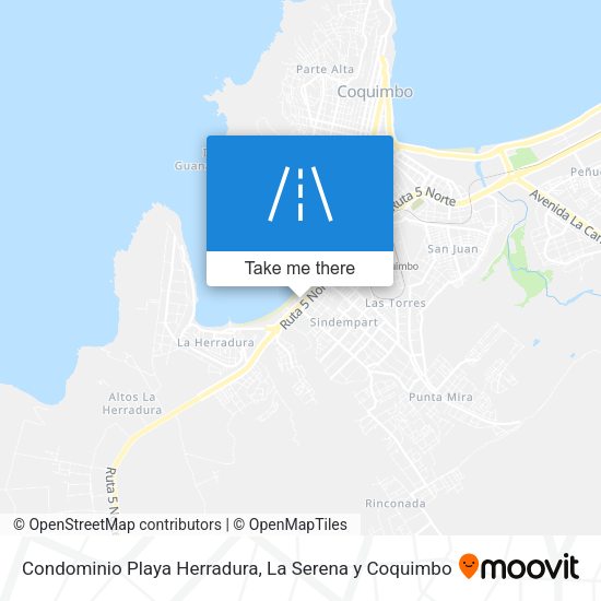 Condominio Playa Herradura map