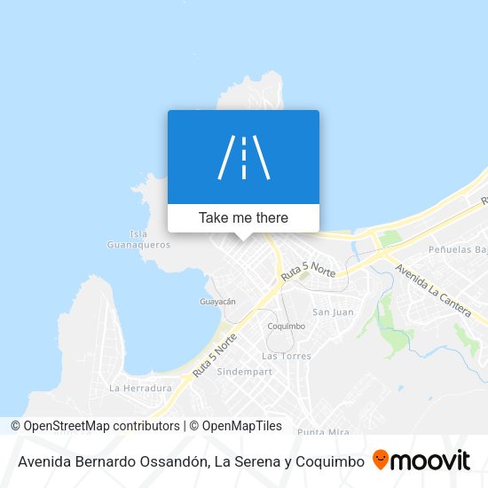 Mapa de Avenida Bernardo Ossandón