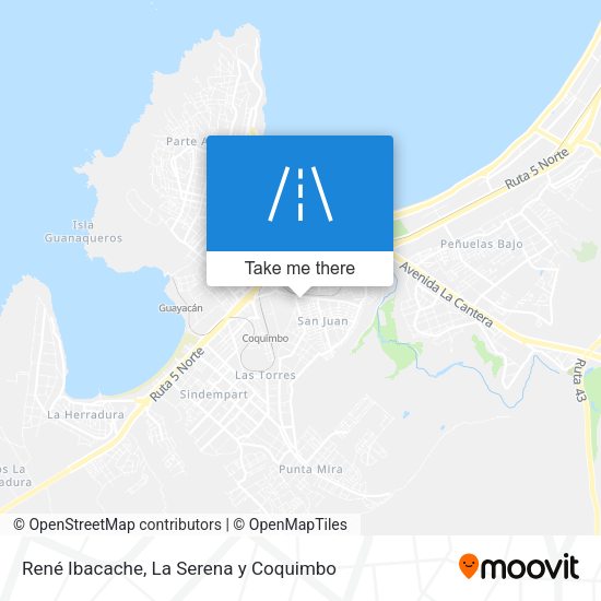 Mapa de René Ibacache