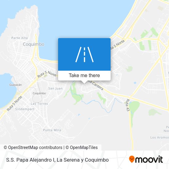 Mapa de S.S. Papa Alejandro I