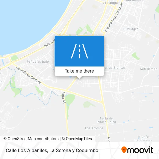 Calle Los Albañiles map