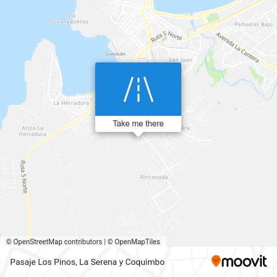Mapa de Pasaje Los Pinos