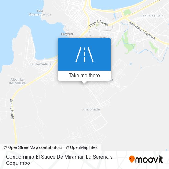 Mapa de Condominio El Sauce De Miramar