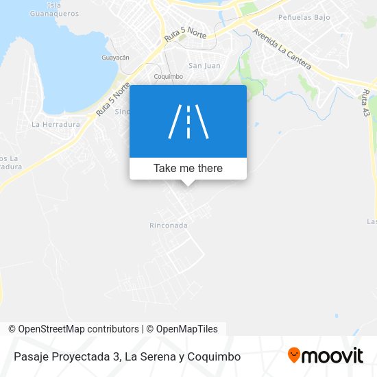 Pasaje Proyectada 3 map