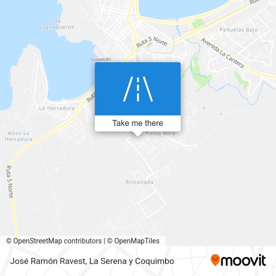 José Ramón Ravest map