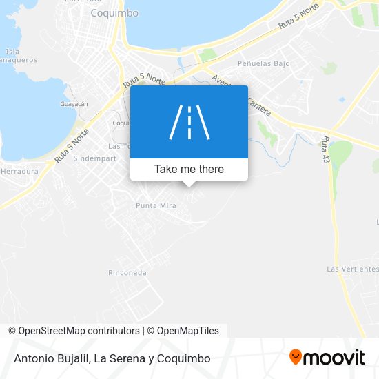 Mapa de Antonio Bujalil