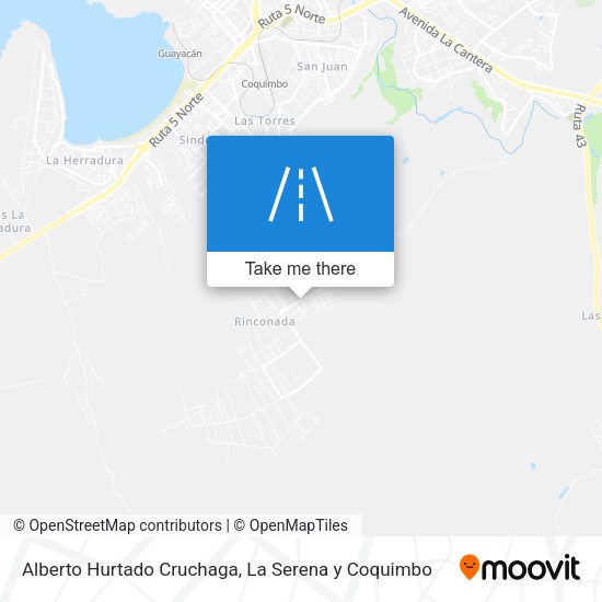 Alberto Hurtado Cruchaga map