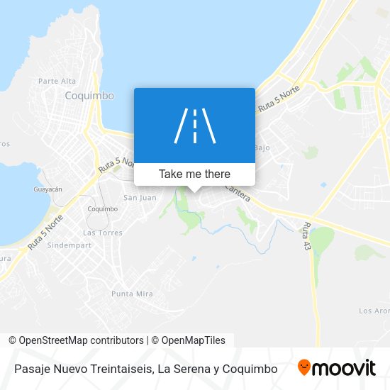 Mapa de Pasaje Nuevo Treintaiseis