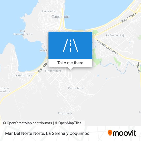 Mapa de Mar Del Norte Norte