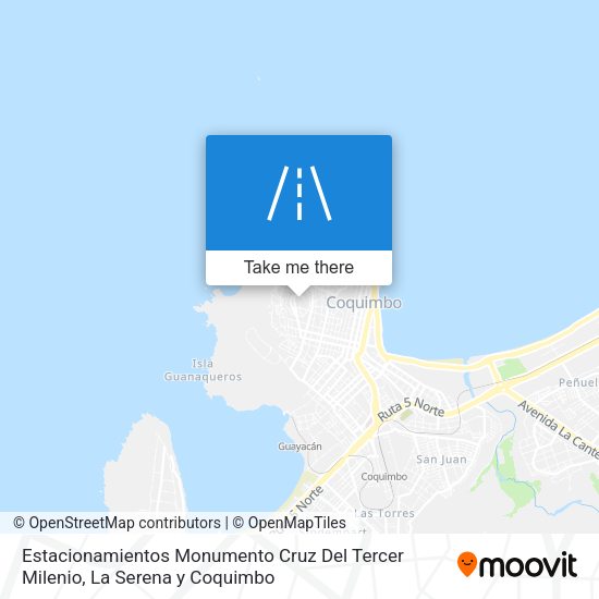 Estacionamientos Monumento Cruz Del Tercer Milenio map