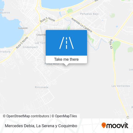 Mercedes Debia map