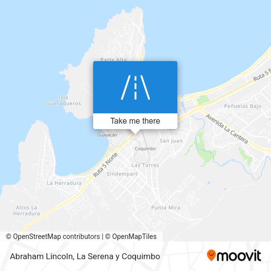 Abraham Lincoln map