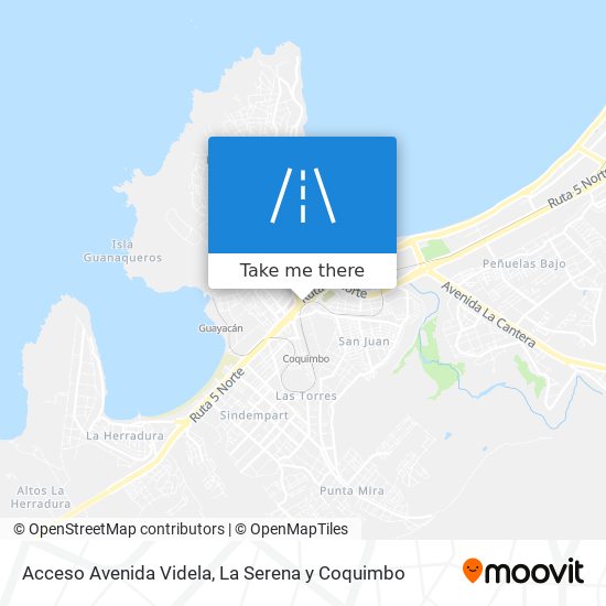 Mapa de Acceso Avenida Videla