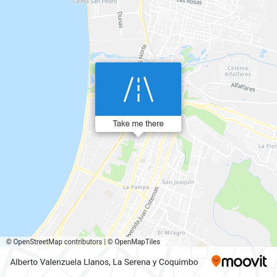 Alberto Valenzuela Llanos map