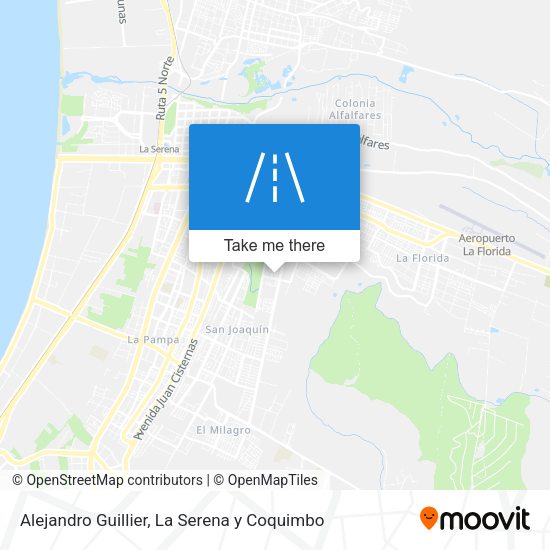 Alejandro Guillier map