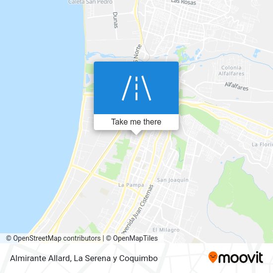 Mapa de Almirante Allard