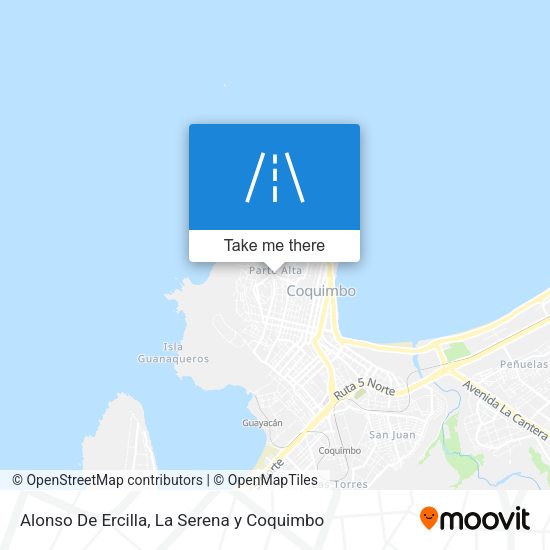 Mapa de Alonso De Ercilla