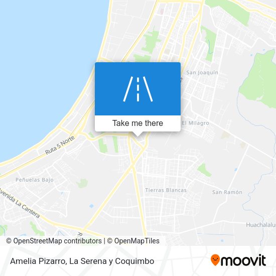 Amelia Pizarro map