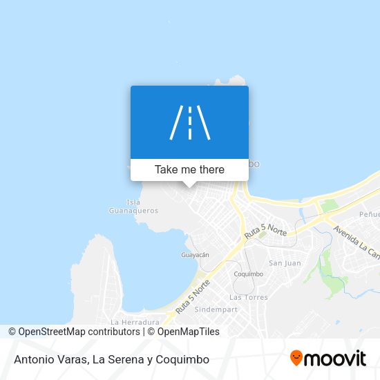 Antonio Varas map