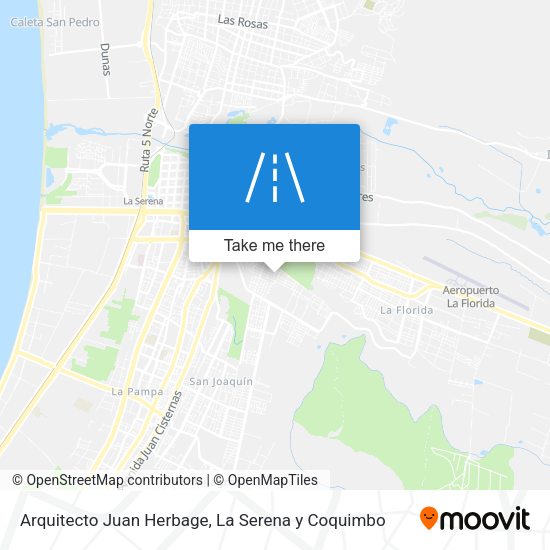 Arquitecto Juan Herbage map