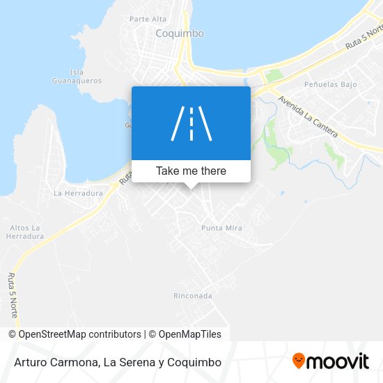 Arturo Carmona map