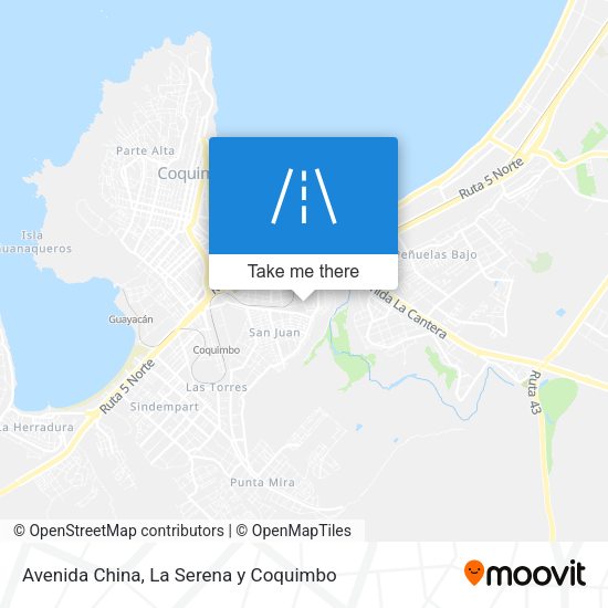 Mapa de Avenida China