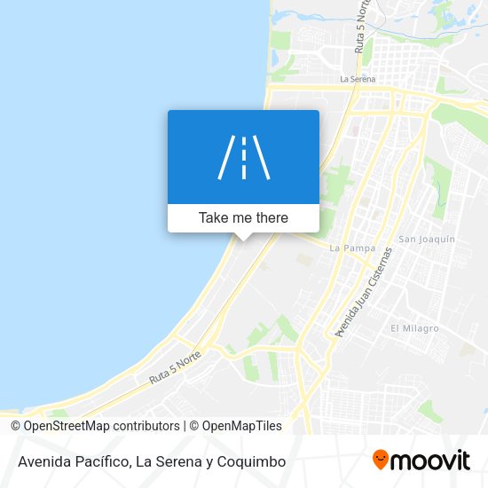 Avenida Pacífico map