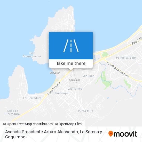 Avenida Presidente Arturo Alessandri map